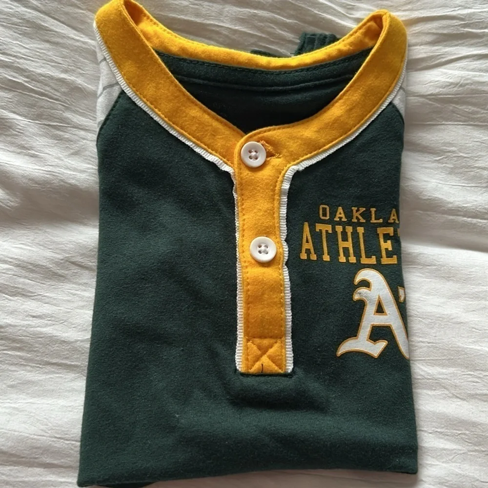 MLB Bodysuit One Piece Romper Infants 3M Oakland A's Athletics - New with tags